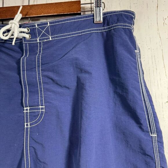 Polo Ralph Lauren Mens Blue Board Shorts Drawstring Relaxed Fit Logo SwimTrunks - Picture 3 of 14